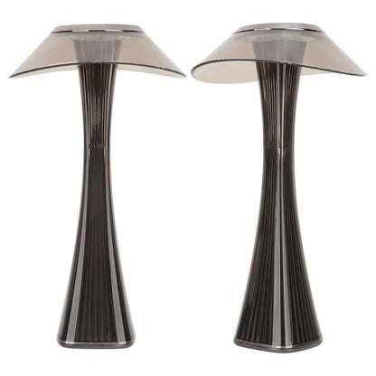 LED Table Lamp USB Charging Night Light 3 Lighting Mode with Touch Sensor for Home Room Smoky Grey V1294-YM0521-3119230018112