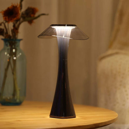 LED Table Lamp USB Charging Night Light 3 Lighting Mode with Touch Sensor for Home Room Smoky Grey V1294-YM0521-3119230018112