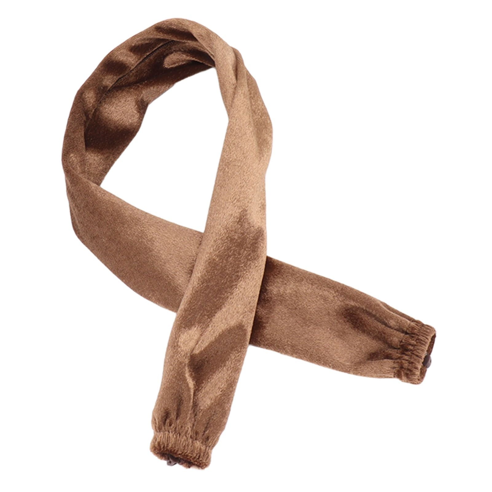 Chain Cover Dustproof Wire Flannelette Cloth 60cm Length 5cm Width with Zipper for Protection Light Brown V1294-YM0521-3119230023114