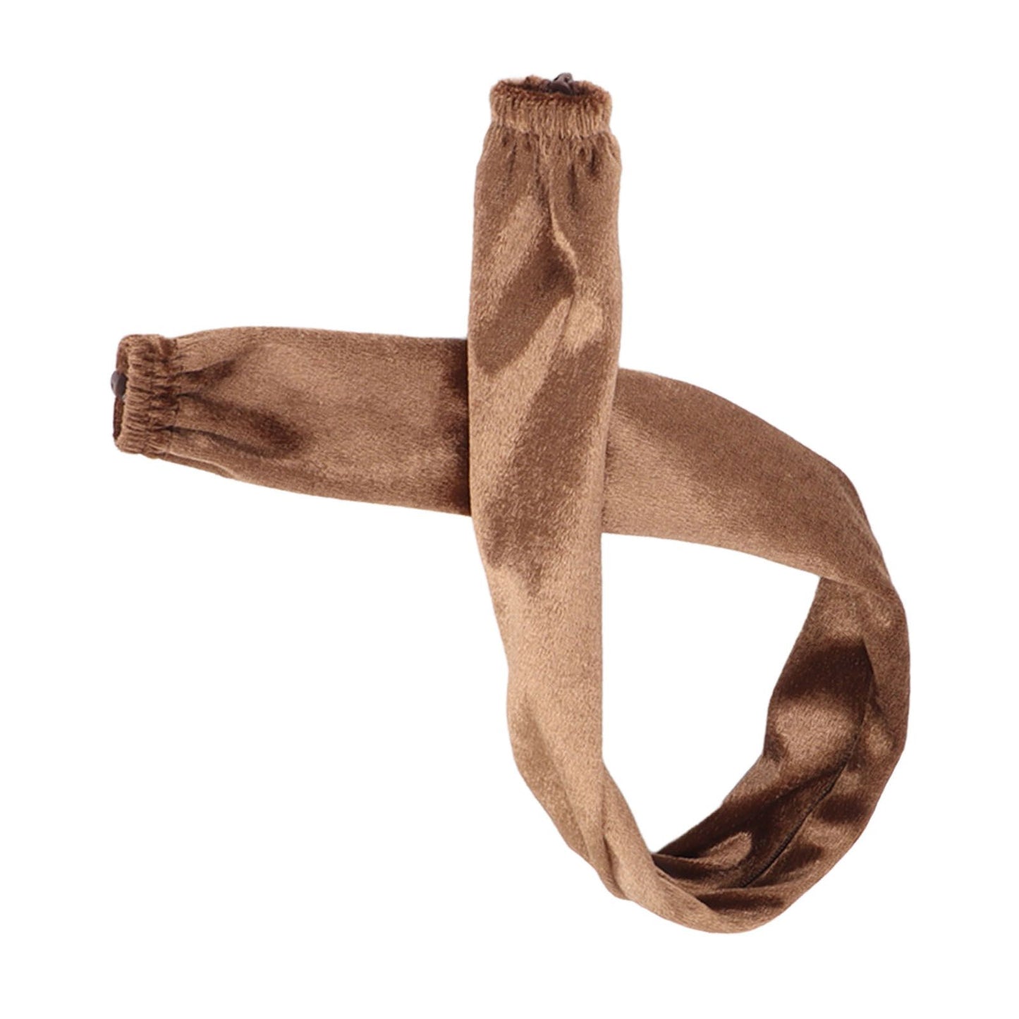 Chain Cover Dustproof Wire Flannelette Cloth 60cm Length 5cm Width with Zipper for Protection Light Brown V1294-YM0521-3119230023114
