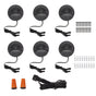 6PCS Low Voltage Deck Lights IP67 Waterproof Warm White LED Step Lamp for Garden Fence Stair 12 to 36V V1294-YM0521-3119230023211