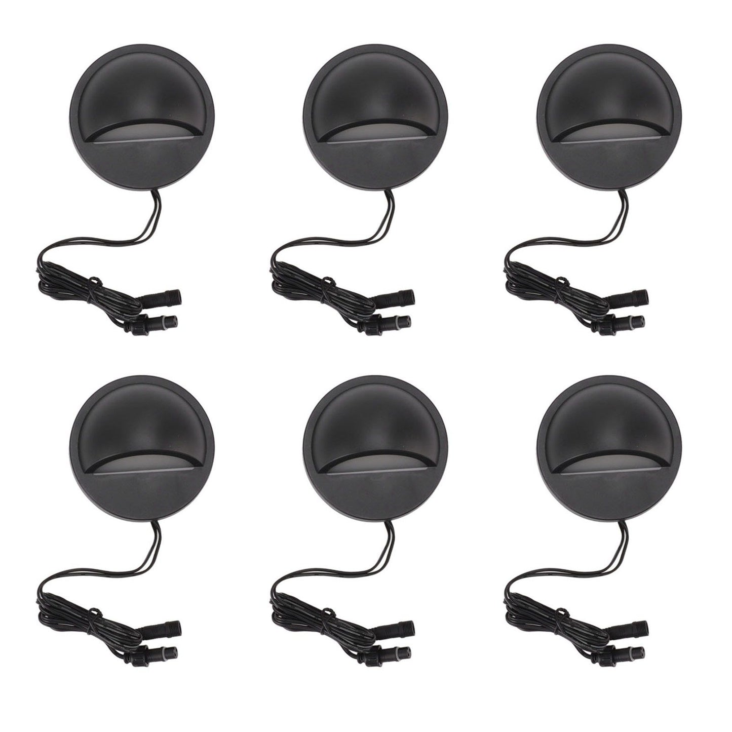 6PCS Low Voltage Deck Lights IP67 Waterproof Warm White LED Step Lamp for Garden Fence Stair 12 to 36V V1294-YM0521-3119230023211