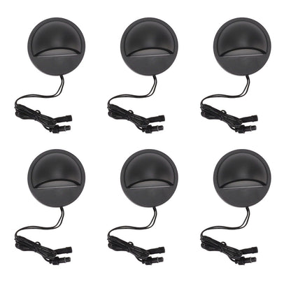 6PCS Low Voltage Deck Lights IP67 Waterproof Warm White LED Step Lamp for Garden Fence Stair 12 to 36V V1294-YM0521-3119230023211