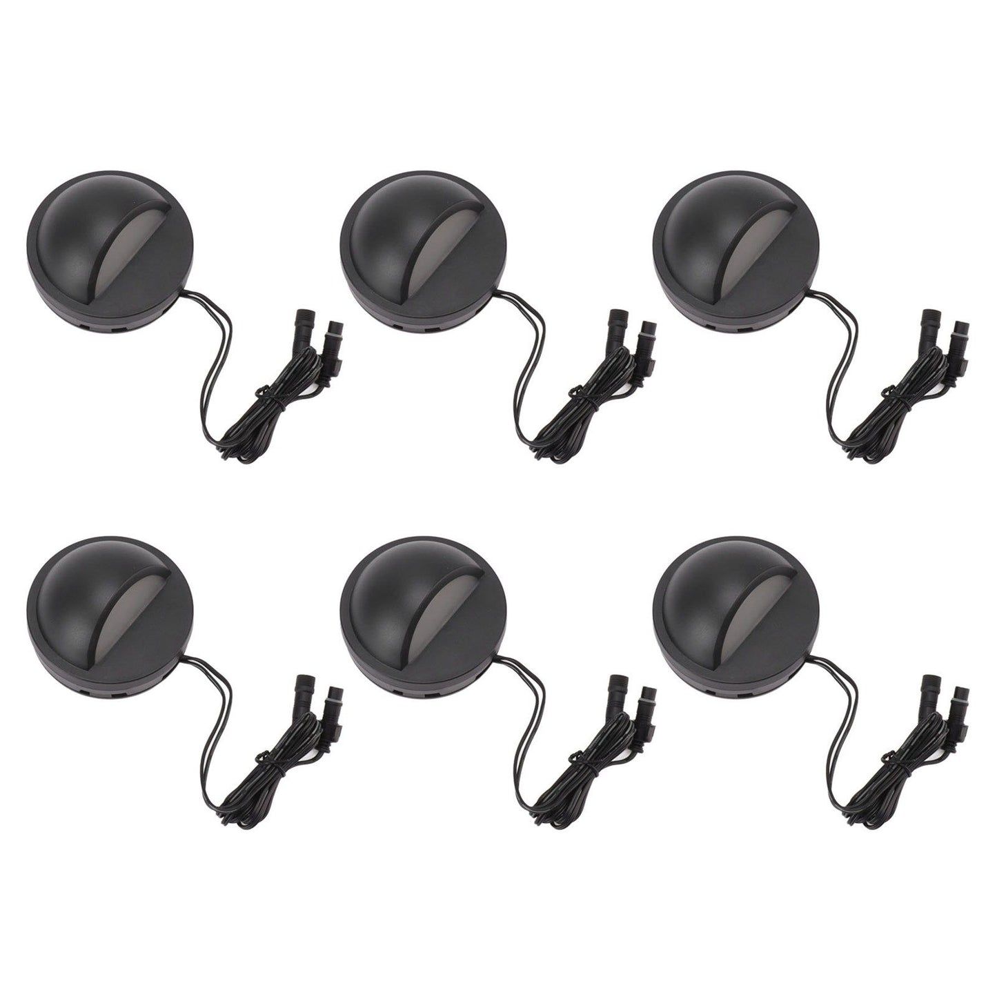 6PCS Low Voltage Deck Lights IP67 Waterproof Warm White LED Step Lamp for Garden Fence Stair 12 to 36V V1294-YM0521-3119230023211