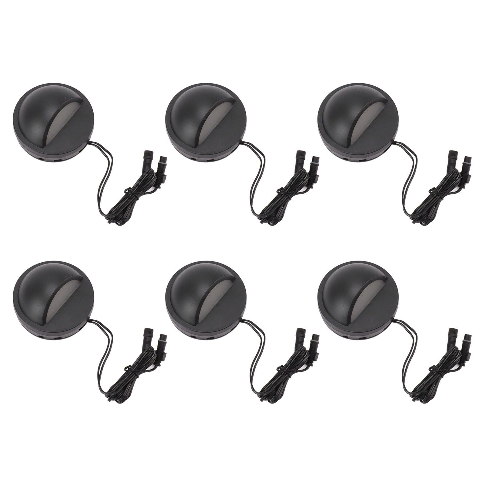 6PCS Low Voltage Deck Lights IP67 Waterproof Warm White LED Step Lamp for Garden Fence Stair 12 to 36V V1294-YM0521-3119230023211