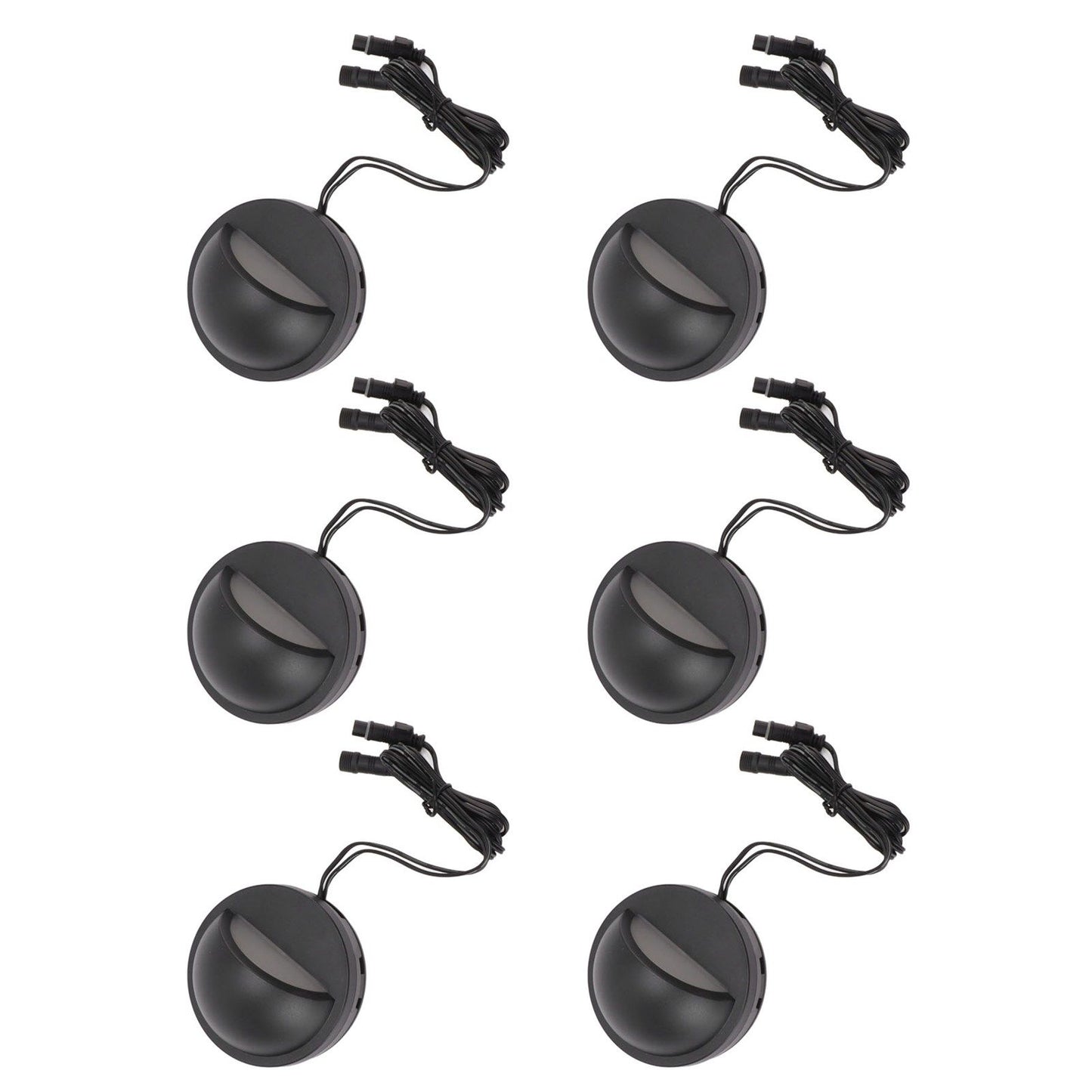 6PCS Low Voltage Deck Lights IP67 Waterproof Warm White LED Step Lamp for Garden Fence Stair 12 to 36V V1294-YM0521-3119230023211