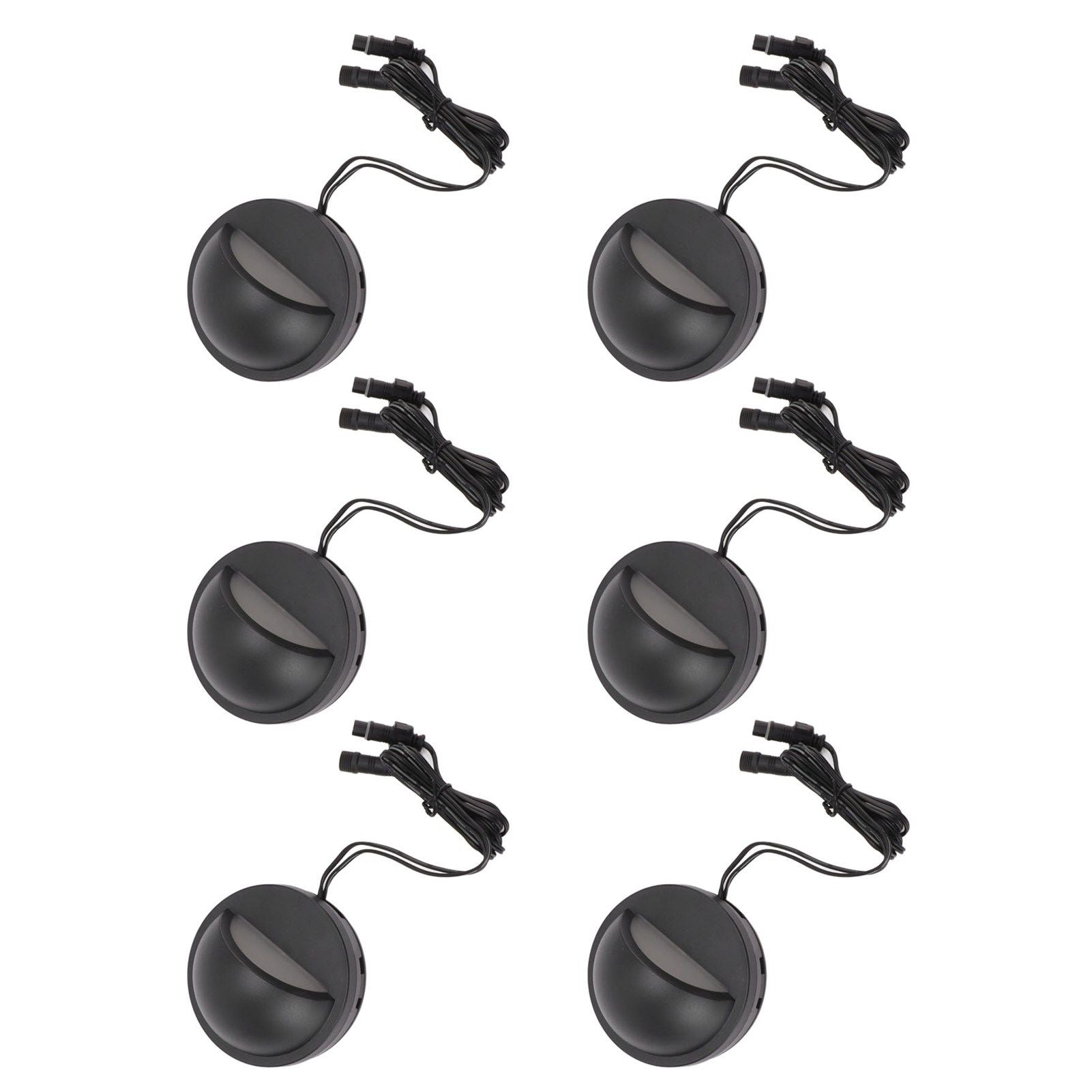 6PCS Low Voltage Deck Lights IP67 Waterproof Warm White LED Step Lamp for Garden Fence Stair 12 to 36V V1294-YM0521-3119230023211
