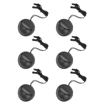 6PCS Low Voltage Deck Lights IP67 Waterproof Warm White LED Step Lamp for Garden Fence Stair 12 to 36V V1294-YM0521-3119230023211