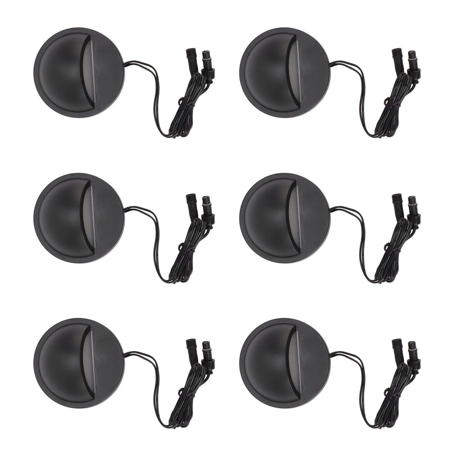 6PCS Low Voltage Deck Lights IP67 Waterproof Warm White LED Step Lamp for Garden Fence Stair 12 to 36V V1294-YM0521-3119230023211