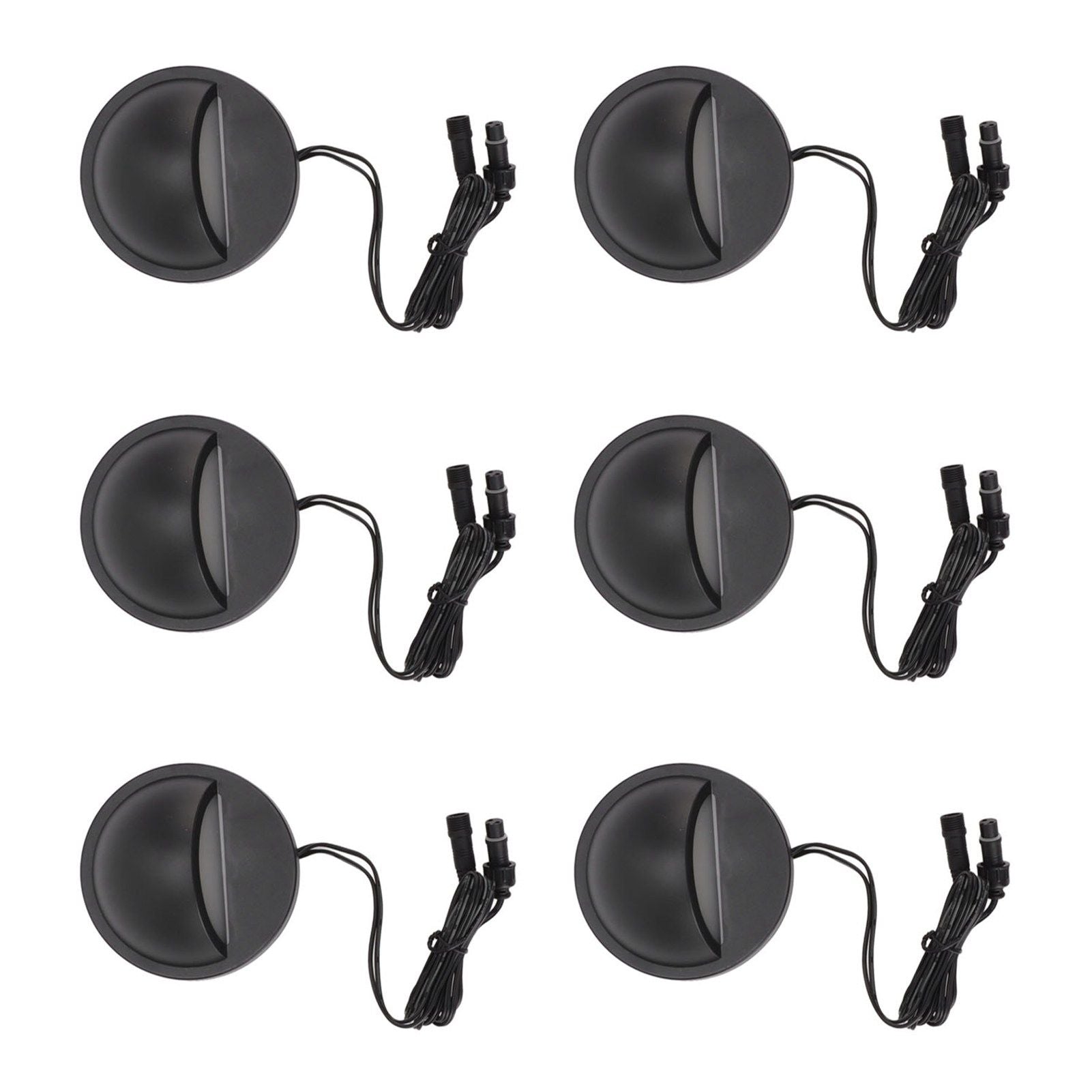 6PCS Low Voltage Deck Lights IP67 Waterproof Warm White LED Step Lamp for Garden Fence Stair 12 to 36V V1294-YM0521-3119230023211