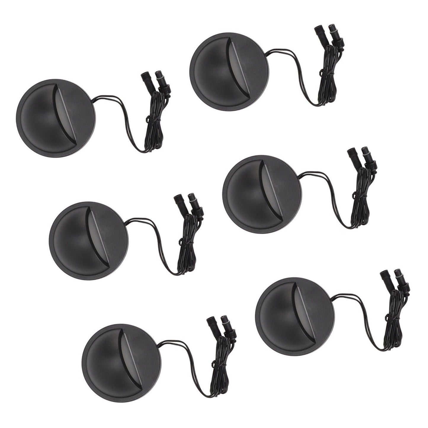 6PCS Low Voltage Deck Lights IP67 Waterproof Warm White LED Step Lamp for Garden Fence Stair 12 to 36V V1294-YM0521-3119230023211