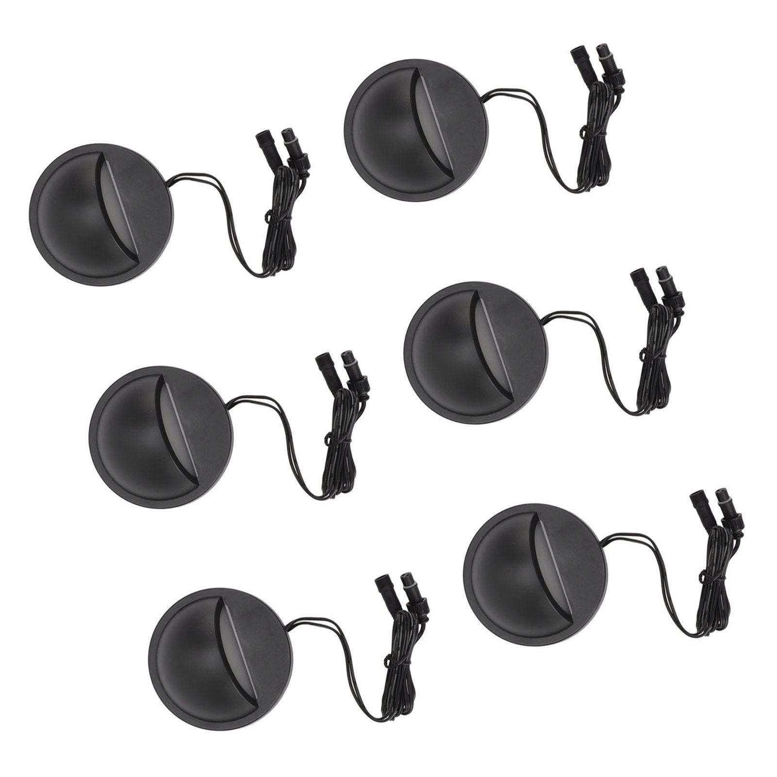 6PCS Low Voltage Deck Lights IP67 Waterproof Warm White LED Step Lamp for Garden Fence Stair 12 to 36V V1294-YM0521-3119230023211