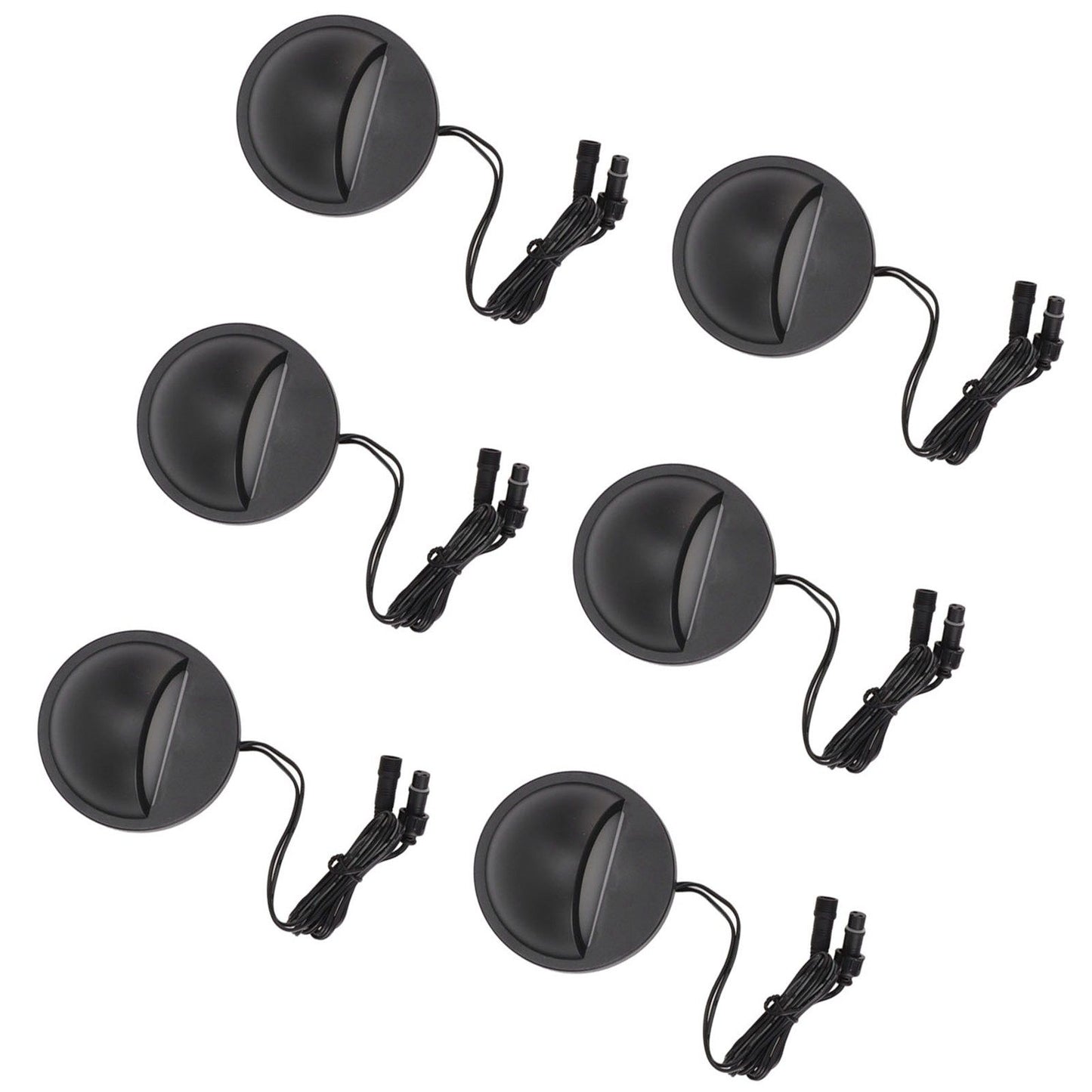 6PCS Low Voltage Deck Lights IP67 Waterproof Warm White LED Step Lamp for Garden Fence Stair 12 to 36V V1294-YM0521-3119230023211
