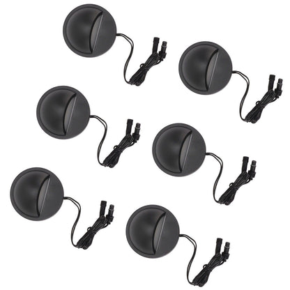 6PCS Low Voltage Deck Lights IP67 Waterproof Warm White LED Step Lamp for Garden Fence Stair 12 to 36V V1294-YM0521-3119230023211
