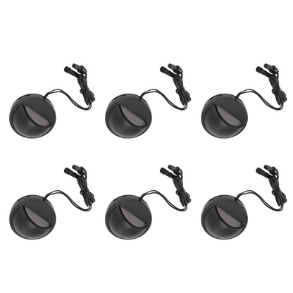 6PCS Low Voltage Deck Lights IP67 Waterproof Warm White LED Step Lamp for Garden Fence Stair 12 to 36V V1294-YM0521-3119230023211