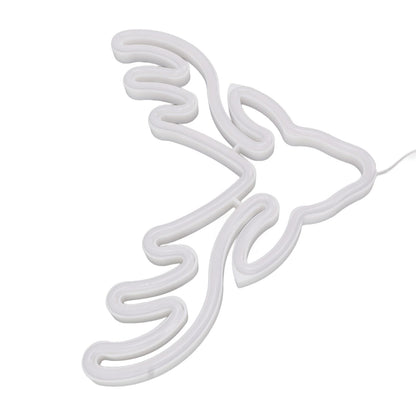 Neon Light LED Sign USB Battery Powered Christmas Holiday Bedroom Wall Decor Ornaments Warm Light V1294-YM0521-3119230024511