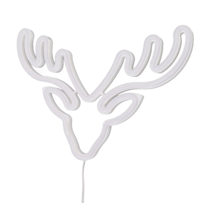 Neon Light LED Sign USB Battery Powered Christmas Holiday Bedroom Wall Decor Ornaments Warm Light V1294-YM0521-3119230024511