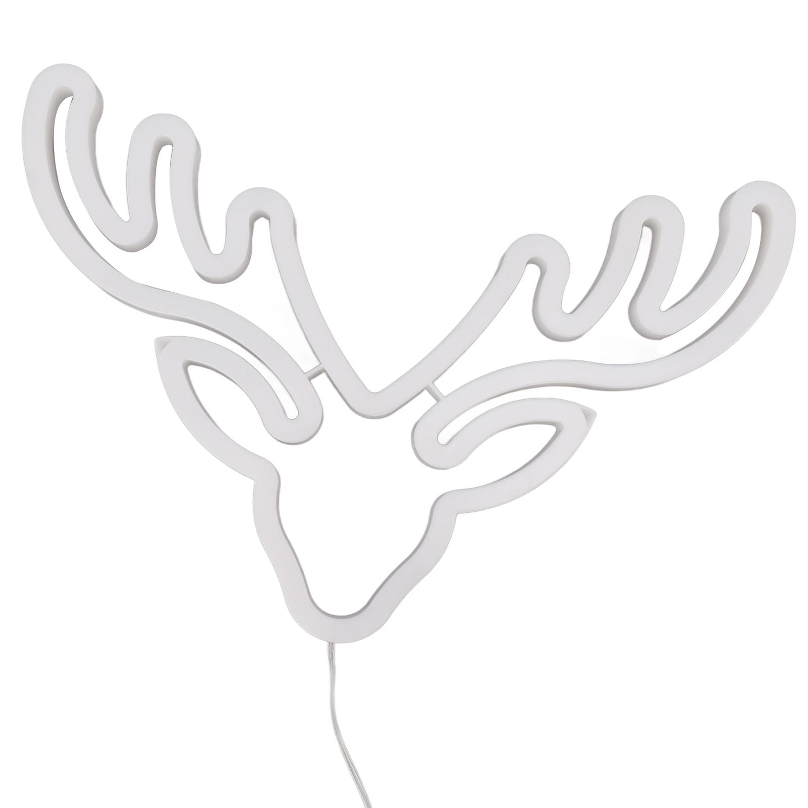 Neon Light LED Sign USB Battery Powered Christmas Holiday Bedroom Wall Decor Ornaments Warm Light V1294-YM0521-3119230024511