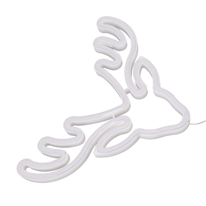 Neon Light LED Sign USB Battery Powered Christmas Holiday Bedroom Wall Decor Ornaments Warm Light V1294-YM0521-3119230024511