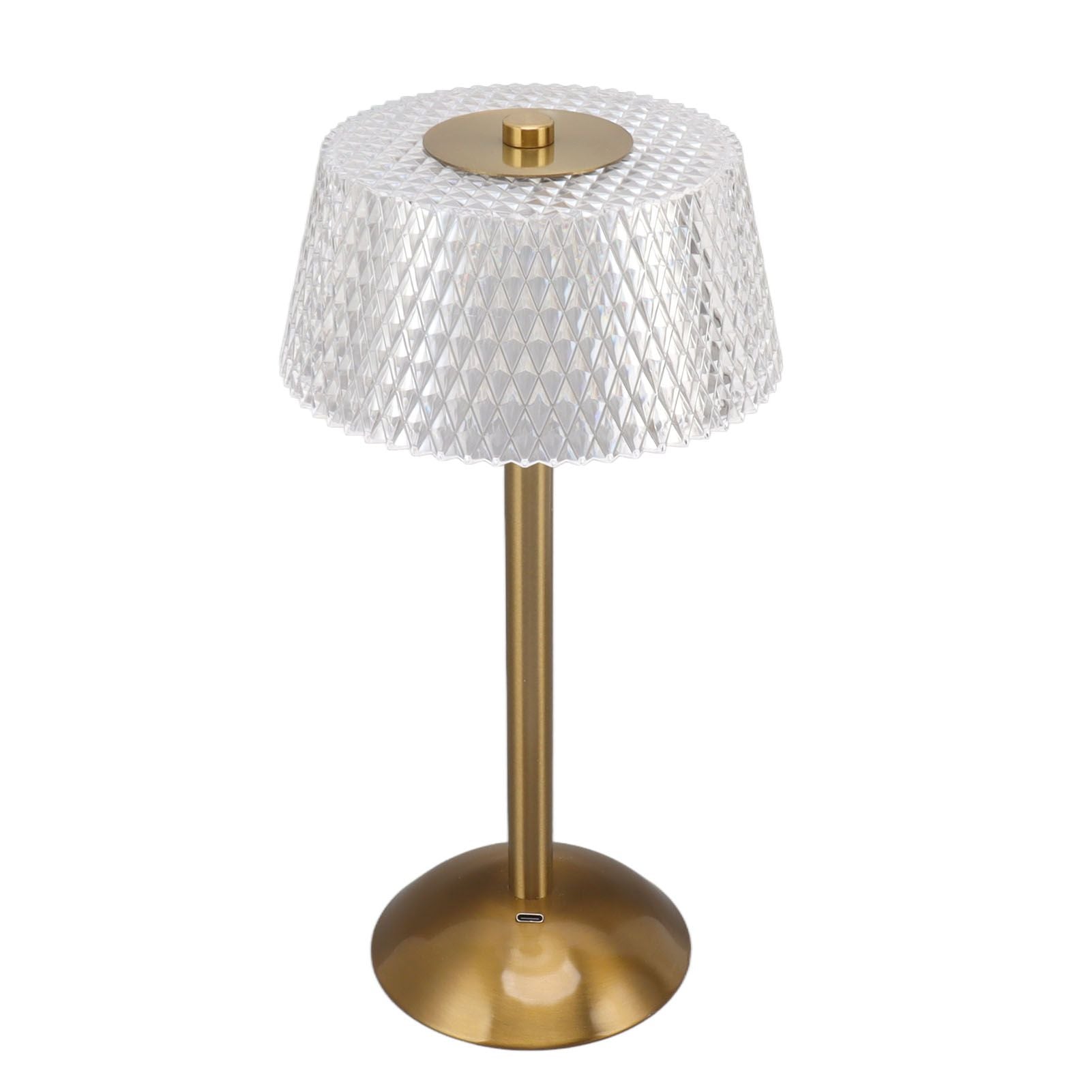Acrylic Table Lamp Stepless Dimming LED Night Light with USB Cable for Kids Nursery Bedroom Nightstand V1294-YM0521-3119230026111