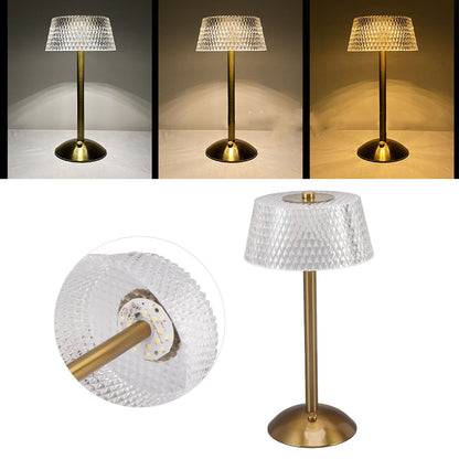 Acrylic Table Lamp Stepless Dimming LED Night Light with USB Cable for Kids Nursery Bedroom Nightstand V1294-YM0521-3119230026111