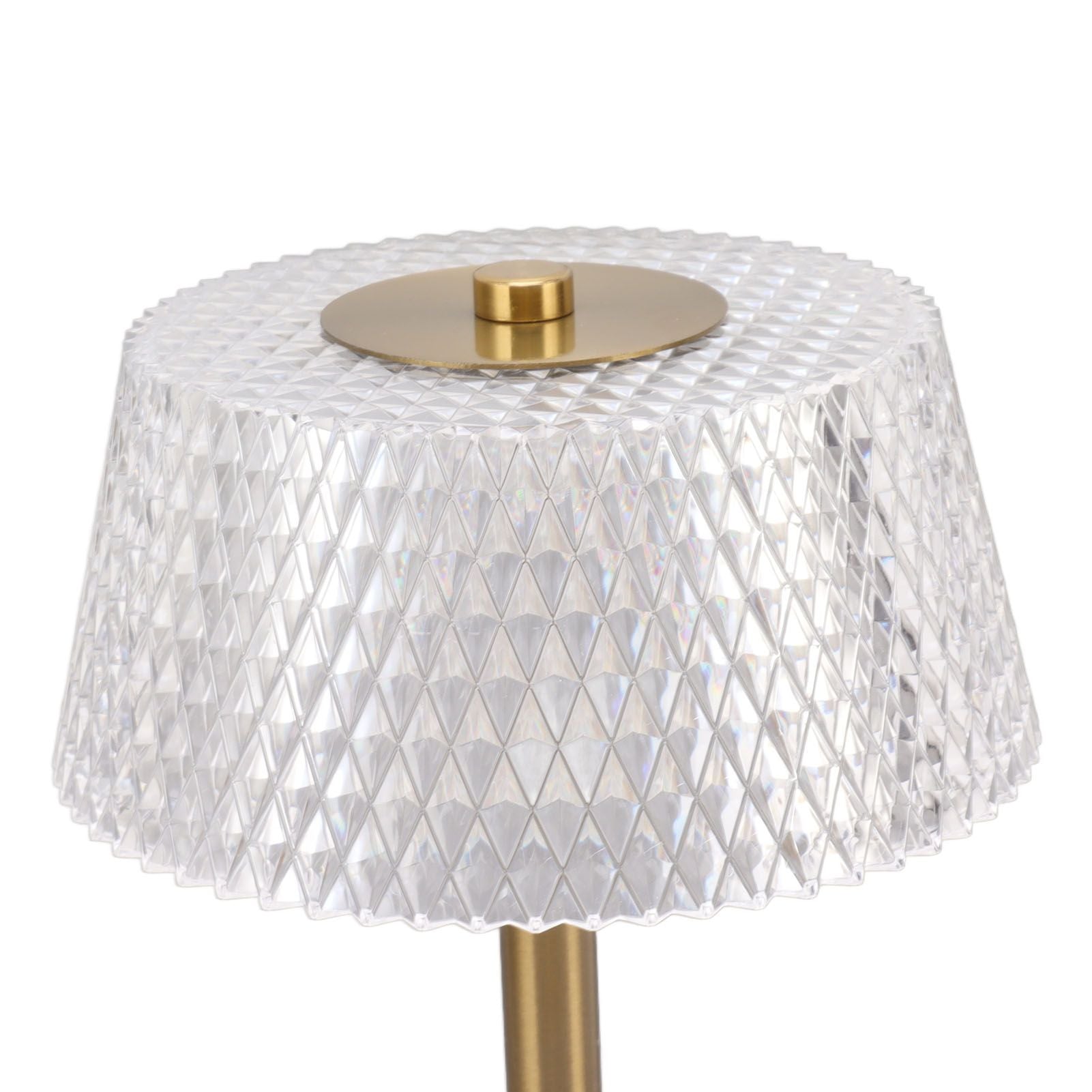 Acrylic Table Lamp Stepless Dimming LED Night Light with USB Cable for Kids Nursery Bedroom Nightstand V1294-YM0521-3119230026111