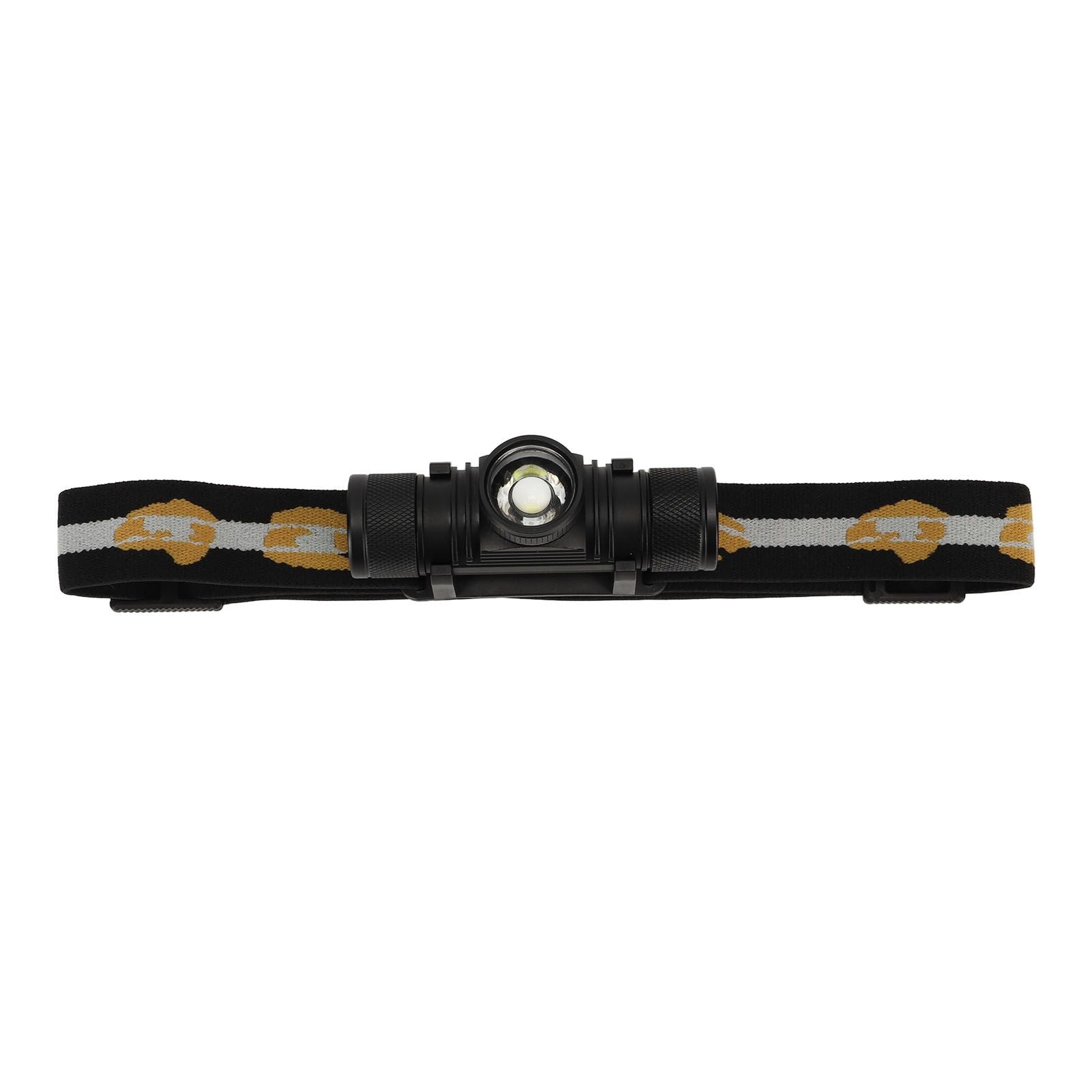 Rechargeable Head Lamps with 6 Gear Rotary Zoom Waterproof Headlight for Adventure Hiking V1294-YM0521-3119230028511