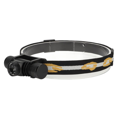 Rechargeable Head Lamps with 6 Gear Rotary Zoom Waterproof Headlight for Adventure Hiking V1294-YM0521-3119230028511