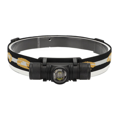 Rechargeable Head Lamps with 6 Gear Rotary Zoom Waterproof Headlight for Adventure Hiking V1294-YM0521-3119230028511