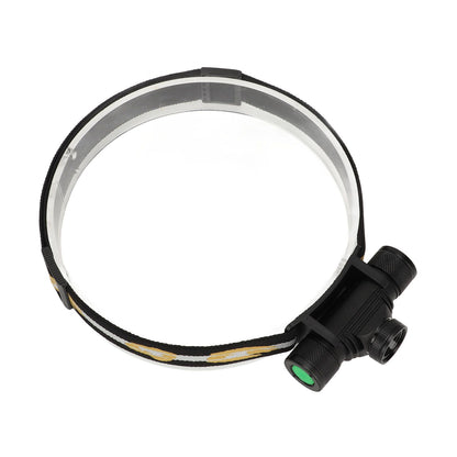 Rechargeable Head Lamps with 6 Gear Rotary Zoom Waterproof Headlight for Adventure Hiking V1294-YM0521-3119230028511