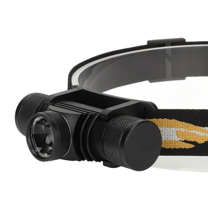 Rechargeable Head Lamps with 6 Gear Rotary Zoom Waterproof Headlight for Adventure Hiking V1294-YM0521-3119230028511