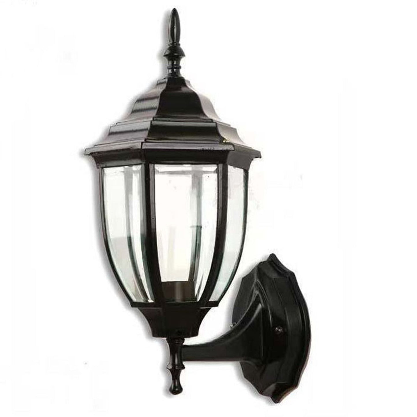 Hex Garden Wall Lamp Waterproof Outdoor Wall Light Corridor Courtyard Balcony Lamp Black V1294-YM0521-3119230033911