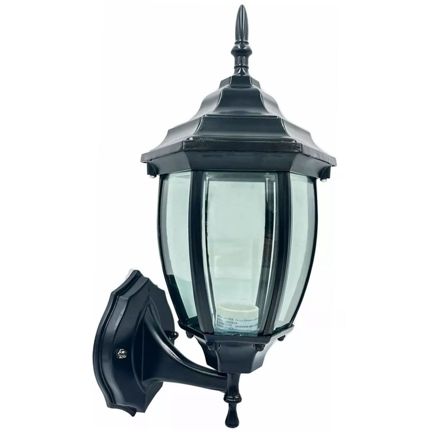 Hex Garden Wall Lamp Waterproof Outdoor Wall Light Corridor Courtyard Balcony Lamp Black V1294-YM0521-3119230033911