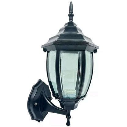 Hex Garden Wall Lamp Waterproof Outdoor Wall Light Corridor Courtyard Balcony Lamp Black V1294-YM0521-3119230033911