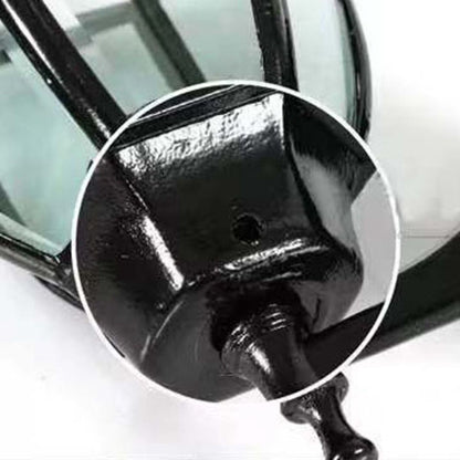 Hex Garden Wall Lamp Waterproof Outdoor Wall Light Corridor Courtyard Balcony Lamp Black V1294-YM0521-3119230033911