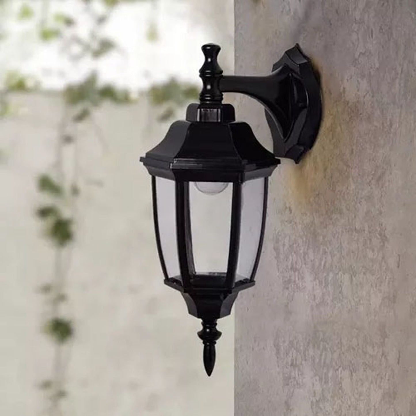 Hex Garden Wall Lamp Waterproof Outdoor Wall Light Corridor Courtyard Balcony Lamp Black V1294-YM0521-3119230033911