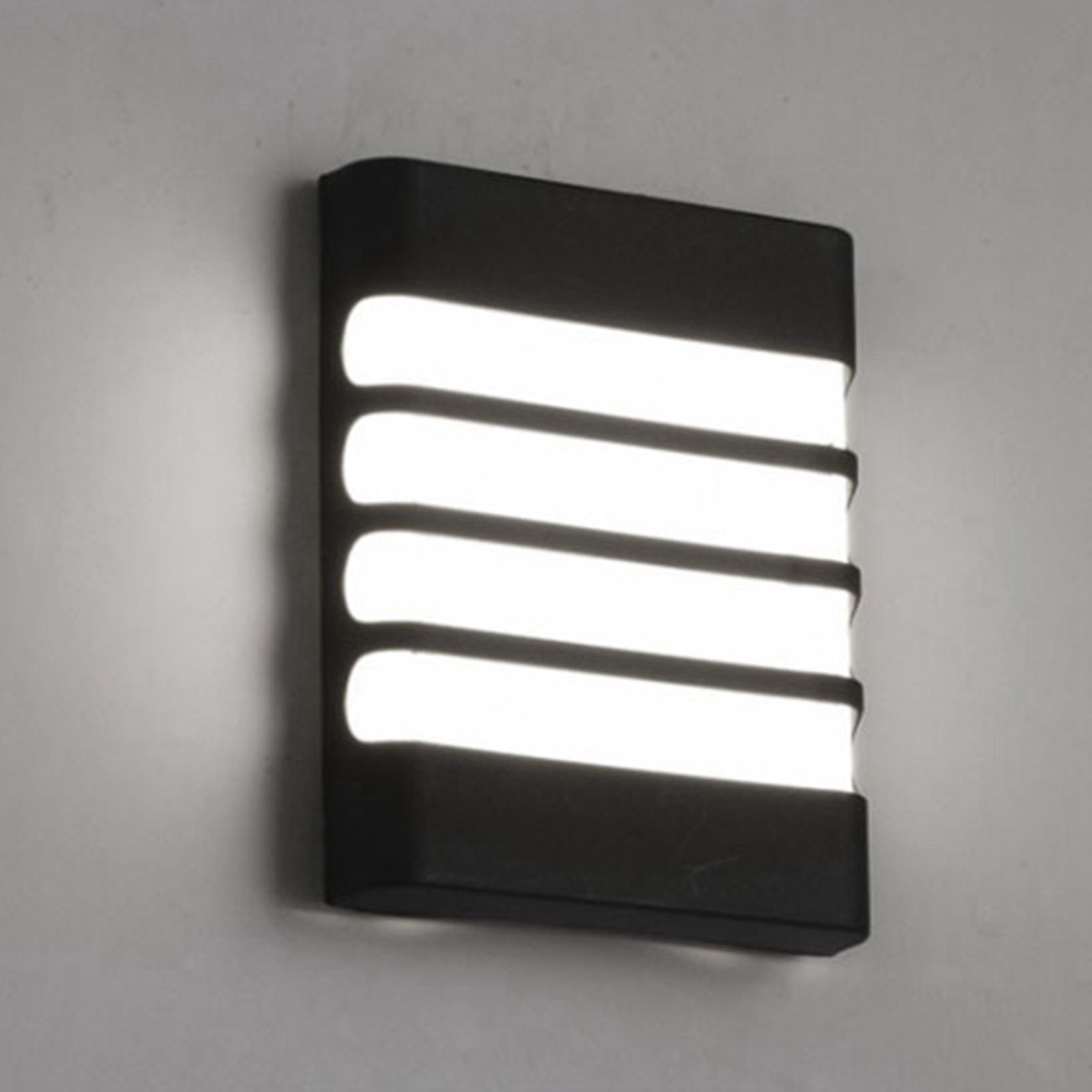Patio Wall Light Plastic Housing Waterproof Low Power Consumption LED 6500K Wall Mounted Lamp V1294-YM0521-3119230034611