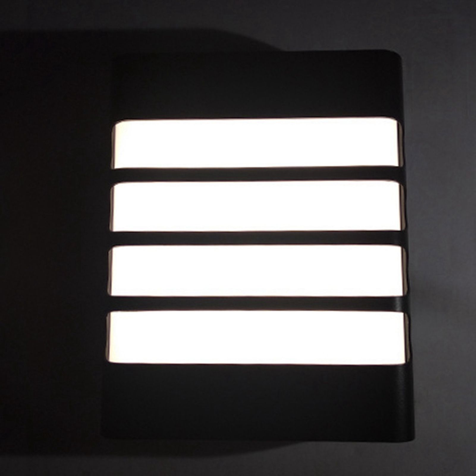 Patio Wall Light Plastic Housing Waterproof Low Power Consumption LED 6500K Wall Mounted Lamp V1294-YM0521-3119230034611