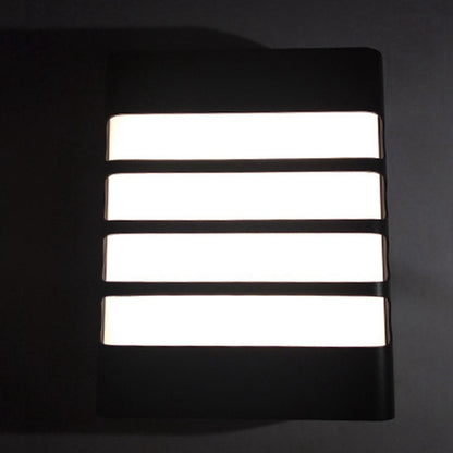 Patio Wall Light Plastic Housing Waterproof Low Power Consumption LED 6500K Wall Mounted Lamp V1294-YM0521-3119230034611