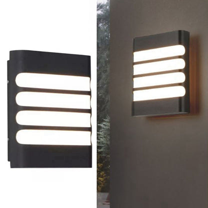 Patio Wall Light Plastic Housing Waterproof Low Power Consumption LED 6500K Wall Mounted Lamp V1294-YM0521-3119230034611