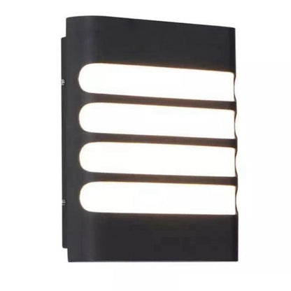 Patio Wall Light Plastic Housing Waterproof Low Power Consumption LED 6500K Wall Mounted Lamp V1294-YM0521-3119230034611