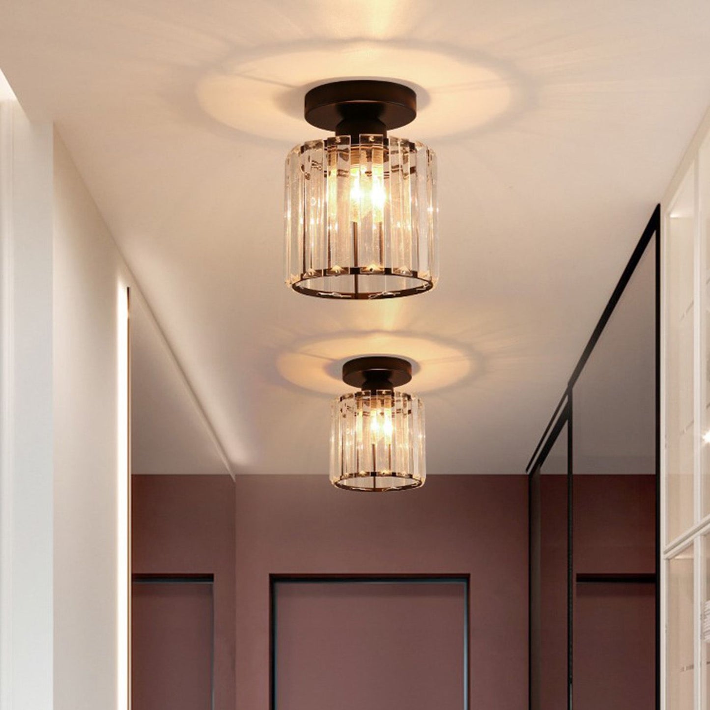 Ceiling Light Shade Lampshade Lamp Cover Simple Elegant Style Home Decoration for Room Round Without Bulb V1294-YM0521-3119230035511