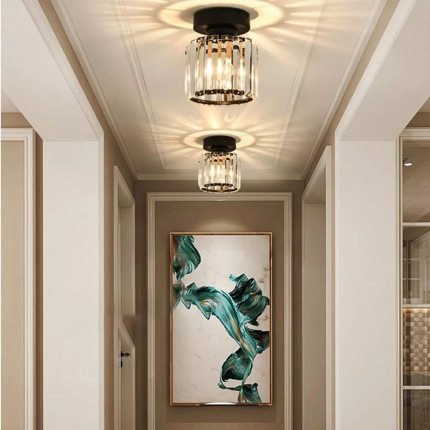 Ceiling Light Shade Lampshade Lamp Cover Simple Elegant Style Home Decoration for Room Round Without Bulb V1294-YM0521-3119230035511