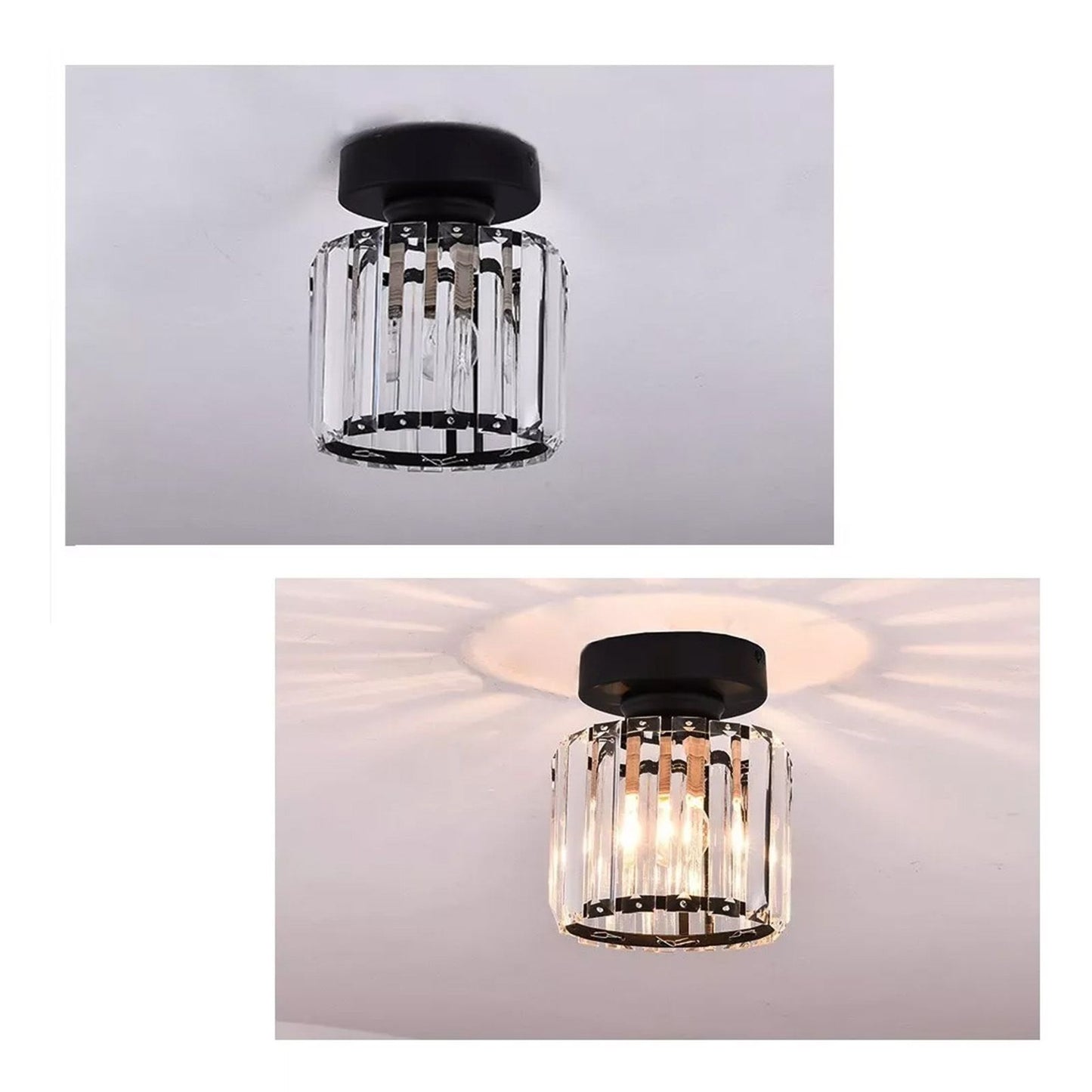 Ceiling Light Shade Lampshade Lamp Cover Simple Elegant Style Home Decoration for Room Round Without Bulb V1294-YM0521-3119230035511