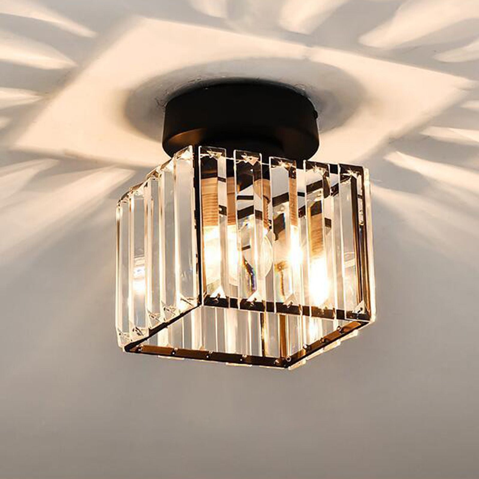 Ceiling Light Shade Lampshade Lamp Cover Simple Elegant Style Home Decoration for Room Square Without Bulb V1294-YM0521-3119230035512