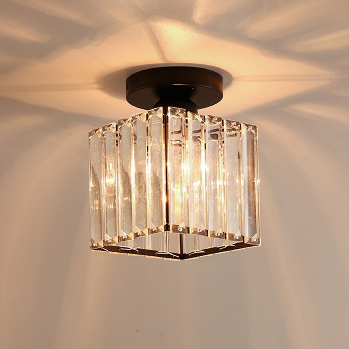 Ceiling Light Shade Lampshade Lamp Cover Simple Elegant Style Home Decoration for Room Square Without Bulb V1294-YM0521-3119230035512