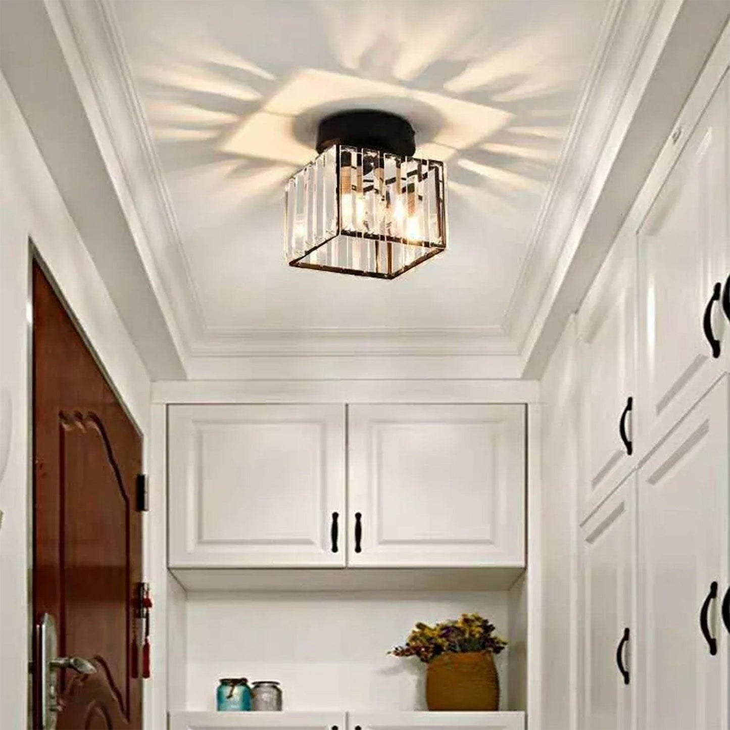 Ceiling Light Shade Lampshade Lamp Cover Simple Elegant Style Home Decoration for Room Square Without Bulb V1294-YM0521-3119230035512