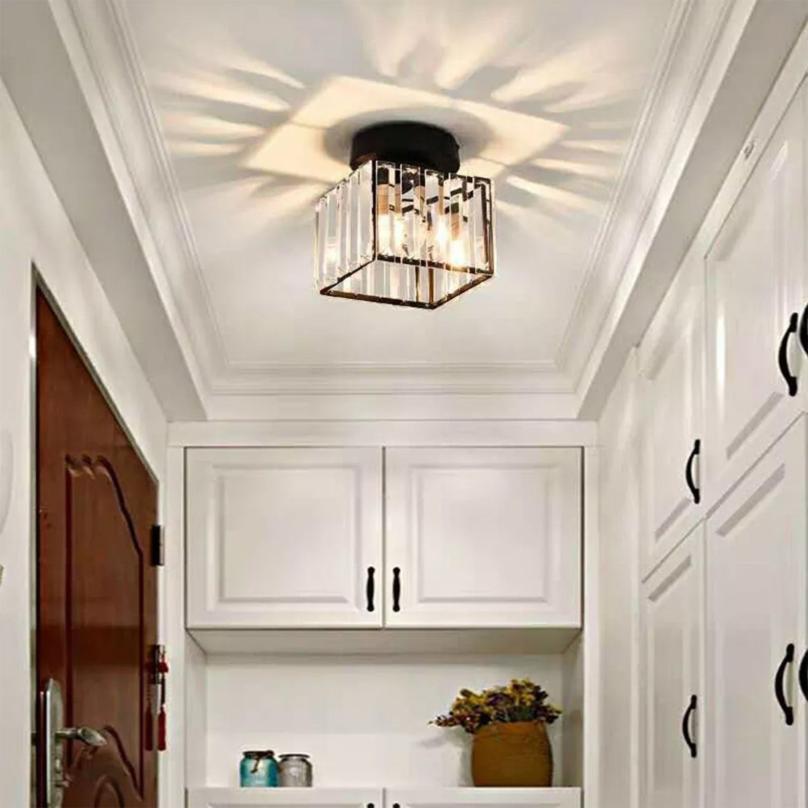 Ceiling Light Shade Lampshade Lamp Cover Simple Elegant Style Home Decoration for Room Square Without Bulb V1294-YM0521-3119230035512
