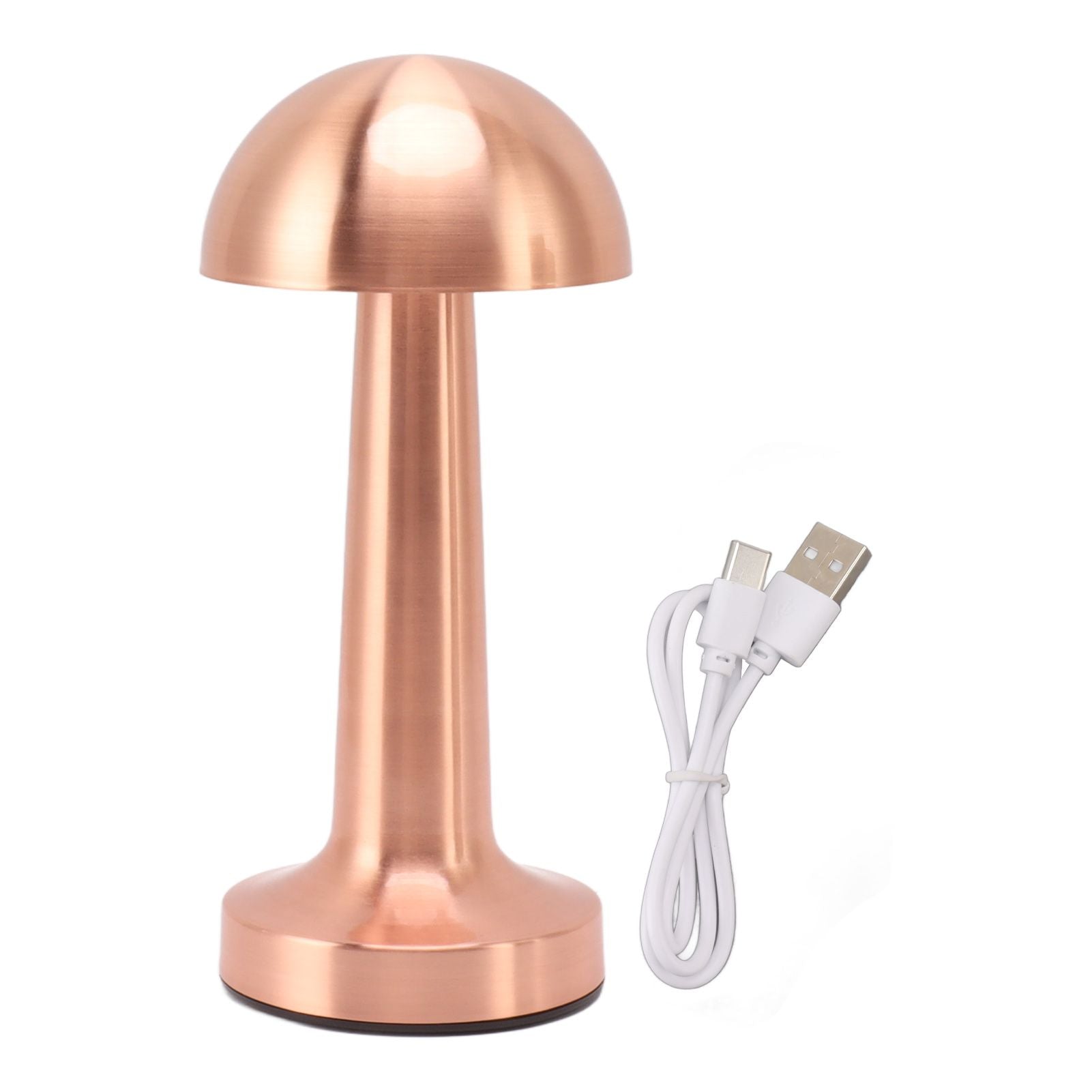Mushroom Table Lamp Rechargeable Bedside Light Stepless Dimming Touch Control Home Decoration V1294-YM0521-3119230039911