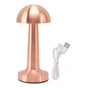 Mushroom Table Lamp Rechargeable Bedside Light Stepless Dimming Touch Control Home Decoration V1294-YM0521-3119230039911
